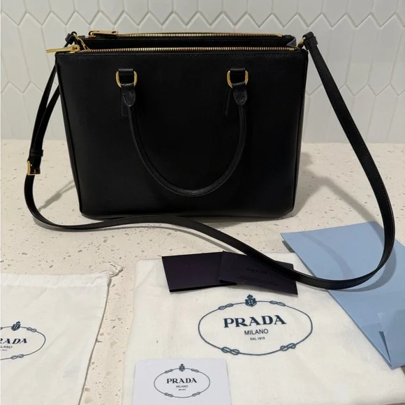 Authentic Prada large Saffiano Leather Bag -  (Retails for $5100) - Picture 12 of 16